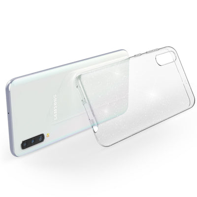 NALIA Glitzerhülle für Samsung Galaxy A50 – Funkelndes Silikon Case – DAZZLIN (Transparent & Stoßfest) – Marke aus Berlin Default Title NALIA Transparente Hülle