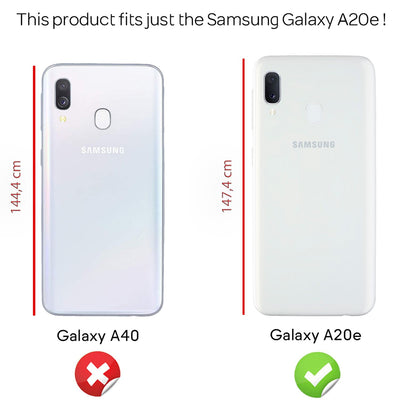 NALIA Ring Hülle kompatibel mit Samsung Galaxy A20e, Stoßfeste Handyhülle für magnetische KFZ-Halterung mit 360 Grad Finger-Halter, Schutzhülle mit Silikon Cover & Hardcase Bumper Schwarz NALIA Protective Hülle