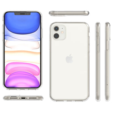 NALIA Transparente Silikonhülle für iPhone 11 – Anti-Gelb & Rutschfest – GLAZE (Handyhülle Kristallklar, Schlank & Stoßfest) – Marke aus Berlin Default Title NALIA Transparente Hülle