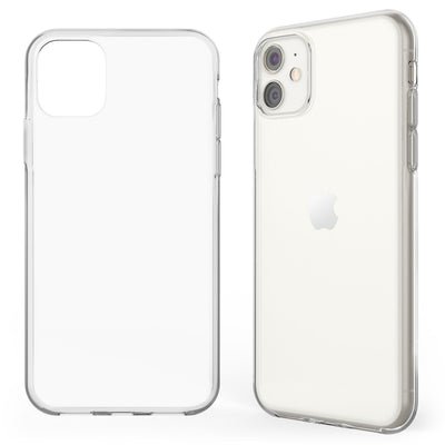 NALIA Transparente Silikonhülle für iPhone 11 – Anti-Gelb & Rutschfest – GLAZE (Handyhülle Kristallklar, Schlank & Stoßfest) – Marke aus Berlin Default Title NALIA Transparente Hülle