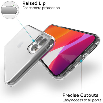 NALIA Transparente Silikonhülle für iPhone 11 Pro – Anti-Gelb & Rutschfest – GLAZE (Handyhülle Kristallklar, Schlank & Stoßfest) – Marke aus Berlin Default Title NALIA Transparente Hülle