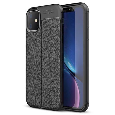 NALIA Leder-Optik Silikon Case für iPhone 11 – Griffig & Matt – BARRON Handyhülle (Anti-Fingerprint, Stoßfest & Robust) – Marke aus Berlin Default Title NALIA Protective Hülle