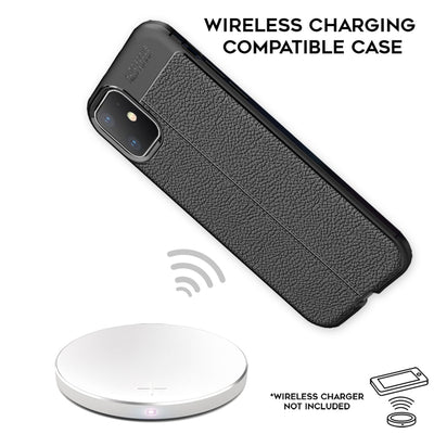 NALIA Leder-Optik Silikon Case für iPhone 11 – Griffig & Matt – BARRON Handyhülle (Anti-Fingerprint, Stoßfest & Robust) – Marke aus Berlin Default Title NALIA Protective Hülle