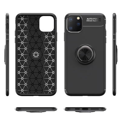 NALIA Ring Hülle kompatibel mit iPhone 11 Pro, Silikon Handyhülle mit 360 Grad Finger-Halter für magnetische KFZ-Halterung, Schutzhülle Cover Phone Case Handy-Tasche Etui Bumper Schwarz NALIA Protective Hülle