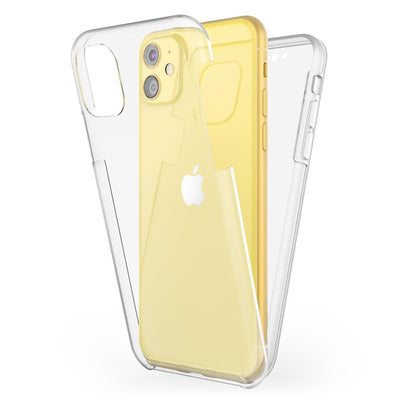 NALIA 360° Hülle für iPhone 11 – Vorne & Hinten Schutz – 360GUARD (Full-Body Case) – Marke aus Berlin Transparent NALIA Transparente Hülle