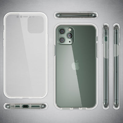 NALIA 360° Hülle für iPhone 11 Pro – Vorne & Hinten Schutz – 360GUARD (Full-Body Case) – Marke aus Berlin Transparent NALIA Transparente Hülle