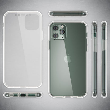 NALIA Handy Hülle für iPhone 11 Pro, Full-Cover TPU Schutz Case Cover Bumper Transparent NALIA Transparente Hülle