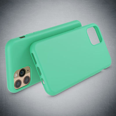 NALIA Neon Silikonhülle für iPhone 11 Pro Max – Soft-Touch & Signal-Neon – NEONSHOCK (Matte Schutzhülle) – Marke aus Berlin Grün NALIA Protective Hülle