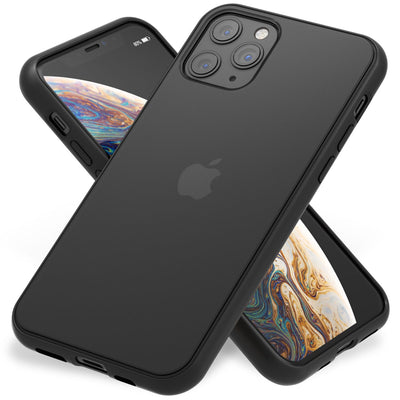 NALIA Matte Hülle für iPhone 11 Pro – Kein Vergilben & Anti-Fingerabdruck – SUMMIT (Semi-Transparent & Schwarzer Rahmen) – Marke aus Berlin Default Title NALIA Protective Hülle