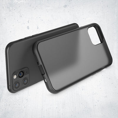NALIA Matte Hülle für iPhone 11 Pro – Kein Vergilben & Anti-Fingerabdruck – SUMMIT (Semi-Transparent & Schwarzer Rahmen) – Marke aus Berlin Default Title NALIA Protective Hülle