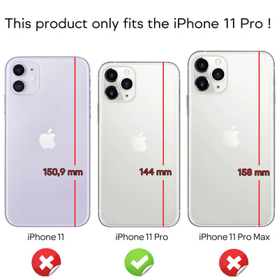 NALIA Glitzerhülle für iPhone 11 Pro – Funkelnder Glitzer-Look & Grip – SHINEPOP (Silikon Case) – Marke aus Berlin Mint-Grün NALIA Protective Hülle