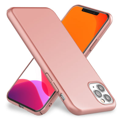 NALIA Ultra Slim Hardcase für iPhone 11 Pro Max – Anti-Fingerabdruck & 0.5mm Dünn – PUREFIT (Matt & Leicht) – Marke aus Berlin Rose Gold NALIA SlimFit Hülle