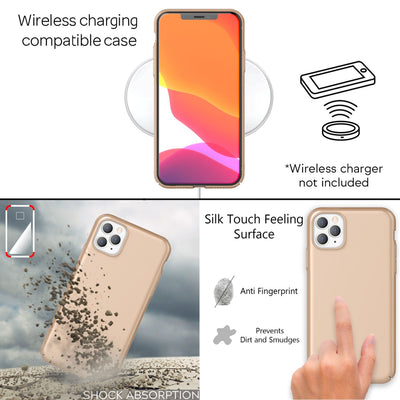 NALIA Ultra Slim Hardcase für iPhone 11 Pro Max – Anti-Fingerabdruck & 0.5mm Dünn – PUREFIT (Matt & Leicht) – Marke aus Berlin Schwarz NALIA SlimFit Hülle