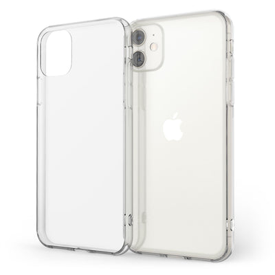 NALIA Hartglas Case kompatibel mit iPhone 11 Hülle, Durchsichtiges Hardcase aus 9H Tempered Glass mit Silikon Bumper, Stoßfeste & Robuste Handyhülle Cover Schutzhülle - Transparent Default Title NALIA Transparente Hülle
