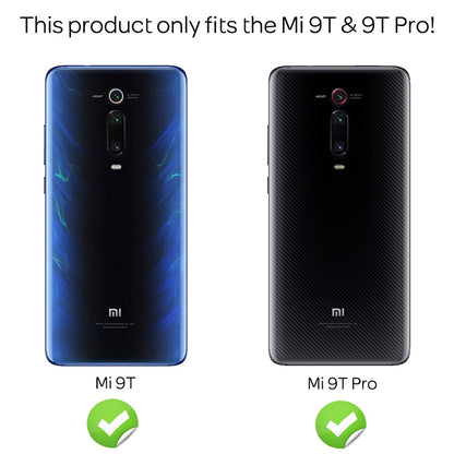 NALIA Ring Case für Xiaomi Mi 9T / 9T Pro Hülle, Stoßfeste Handyhülle mit Halter Schwarz NALIA Outdoor Hülle