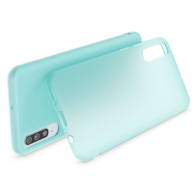 NALIA Silikonhülle kompatibel mit Samsung Galaxy A70 Hülle, Dünne Durchsichtige Handyhülle Ultra-Slim Phone Case Cover, Weiche TPU Gummi Schutzhülle Silikon Handy-Tasche Soft Bumper Türkis NALIA SlimFit Hülle
