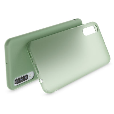 NALIA Silikonhülle kompatibel mit Samsung Galaxy A70 Hülle, Dünne Durchsichtige Handyhülle Ultra-Slim Phone Case Cover, Weiche TPU Gummi Schutzhülle Silikon Handy-Tasche Soft Bumper Dunkel-Grün NALIA SlimFit Hülle