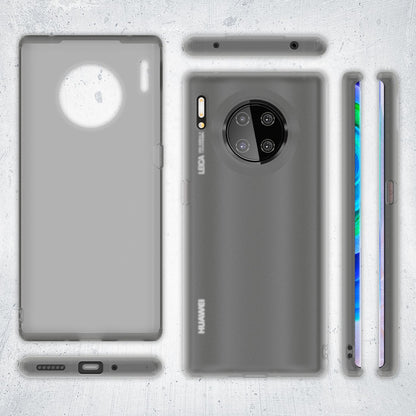 NALIA Handy Handyhülle für Huawei Mate 30 Pro, Slim Schutz Tasche Case Bumper Etui Schwarz NALIA SlimFit Hülle