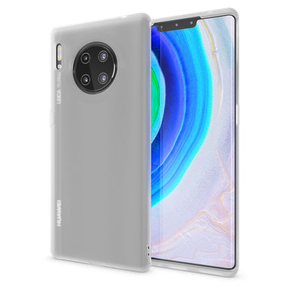 NALIA Handy Handyhülle für Huawei Mate 30 Pro, Slim Schutz Tasche Case Bumper Etui Weiß NALIA SlimFit Hülle