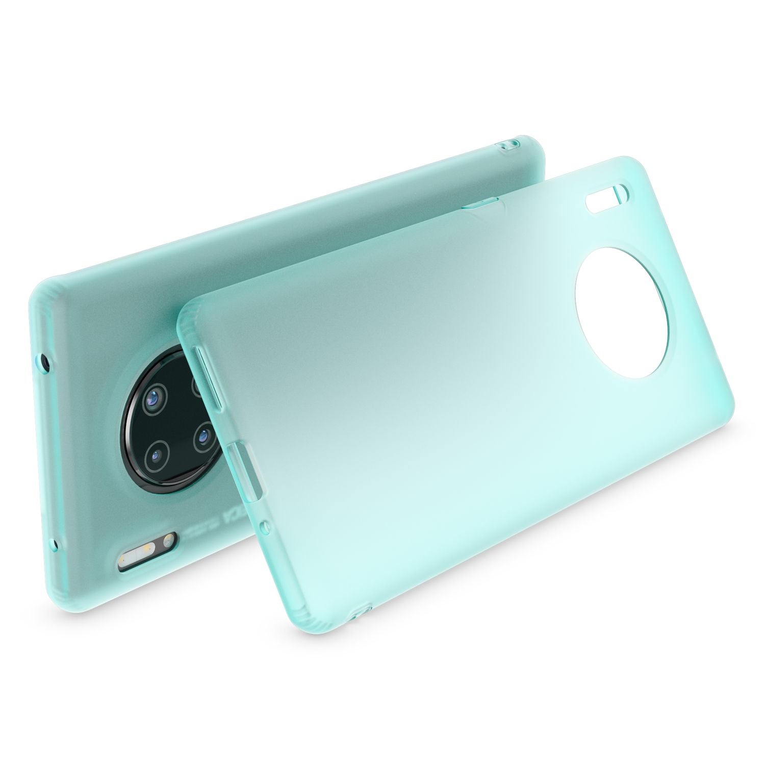 NALIA Handy Handyhülle für Huawei Mate 30 Pro, Slim Schutz Tasche Case Bumper Etui Weiß NALIA SlimFit Hülle
