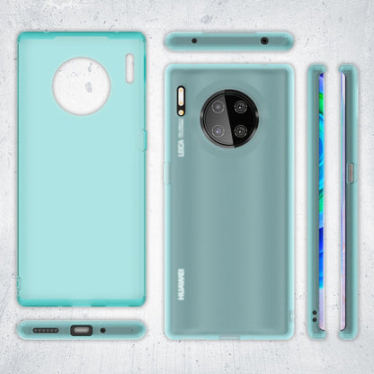 NALIA Handy Handyhülle für Huawei Mate 30 Pro, Slim Schutz Tasche Case Bumper Etui Weiß NALIA SlimFit Hülle