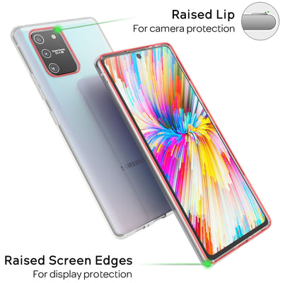NALIA Transparente Silikonhülle für Samsung Galaxy S10 Lite – Anti-Gelb & Rutschfest – GLAZE (Handyhülle Kristallklar, Schlank & Stoßfest) – Marke aus Berlin Default Title NALIA Transparente Hülle