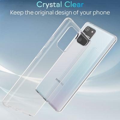 NALIA Transparente Silikonhülle für Samsung Galaxy S10 Lite – Anti-Gelb & Rutschfest – GLAZE (Handyhülle Kristallklar, Schlank & Stoßfest) – Marke aus Berlin Default Title NALIA Transparente Hülle