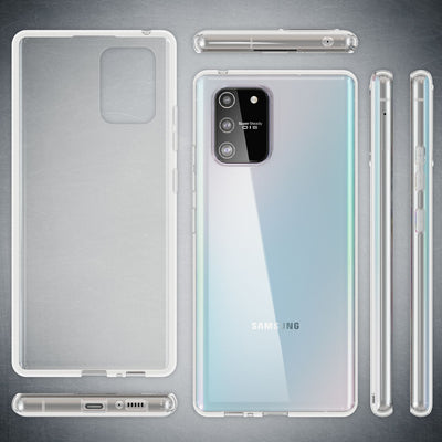 NALIA Transparente Silikonhülle für Samsung Galaxy S10 Lite – Anti-Gelb & Rutschfest – GLAZE (Handyhülle Kristallklar, Schlank & Stoßfest) – Marke aus Berlin Default Title NALIA Transparente Hülle