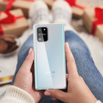 NALIA Transparente Silikonhülle für Samsung Galaxy S10 Lite – Anti-Gelb & Rutschfest – GLAZE (Handyhülle Kristallklar, Schlank & Stoßfest) – Marke aus Berlin Default Title NALIA Transparente Hülle