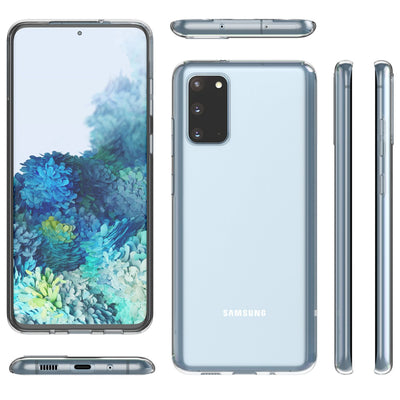 NALIA Transparente Silikonhülle für Samsung Galaxy S20 – Anti-Gelb & Rutschfest – GLAZE (Handyhülle Kristallklar, Schlank & Stoßfest) – Marke aus Berlin Default Title NALIA Transparente Hülle