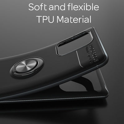 NALIA Ring Handyhülle kompatibel mit Samsung Galaxy S10 Lite Hülle, Silikon Cover mit 360-Grad Finger-Halter für magnetische KFZ-Halterung, Schutzhülle Phone Case Handy-Tasche Bumper Rose Gold NALIA Protective Hülle