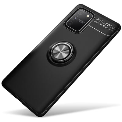 NALIA Ring Handyhülle kompatibel mit Samsung Galaxy S10 Lite Hülle, Silikon Cover mit 360-Grad Finger-Halter für magnetische KFZ-Halterung, Schutzhülle Phone Case Handy-Tasche Bumper Rose Gold NALIA Protective Hülle