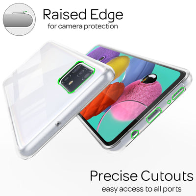 NALIA 360° Hülle für Samsung Galaxy A51 – Vorne & Hinten Schutz – 360GUARD (Full-Body Case) – Marke aus Berlin Default Title NALIA Protective Hülle