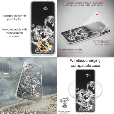 NALIA 360° Hülle für Samsung Galaxy S20 – Vorne & Hinten Schutz – 360GUARD (Full-Body Case) – Marke aus Berlin Default Title NALIA Protective Hülle