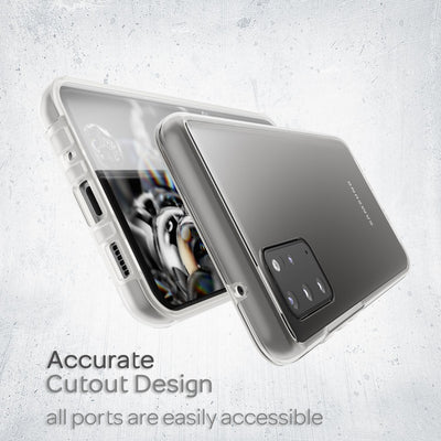 NALIA 360° Hülle für Samsung Galaxy S20 Plus – Vorne & Hinten Schutz – 360GUARD (Full-Body Case) – Marke aus Berlin Default Title NALIA Transparente Hülle