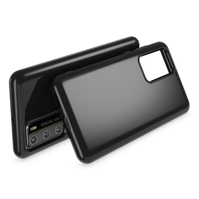 NALIA Silikon Handyhülle kompatibel mit Huawei P40 Hülle, Dünne TPU Schutzhülle Soft Phone Case Cover, Ultra-Slim Backcover Gummi Bumper Handy-Tasche Schale Backcase Etui Softcase Weich Schwarz NALIA SlimFit Hülle