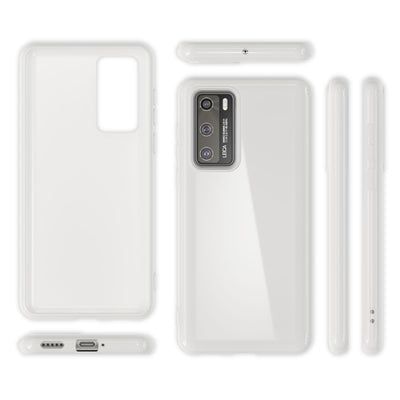 NALIA Silikon Handyhülle kompatibel mit Huawei P40 Hülle, Dünne TPU Schutzhülle Soft Phone Case Cover, Ultra-Slim Backcover Gummi Bumper Handy-Tasche Schale Backcase Etui Softcase Weich Schwarz NALIA SlimFit Hülle