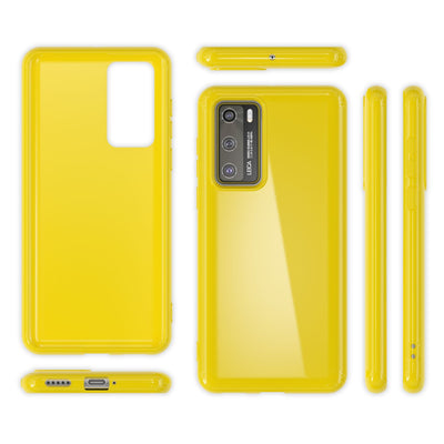 NALIA Silikon Handyhülle kompatibel mit Huawei P40 Hülle, Dünne TPU Schutzhülle Soft Phone Case Cover, Ultra-Slim Backcover Gummi Bumper Handy-Tasche Schale Backcase Etui Softcase Weich Schwarz NALIA SlimFit Hülle