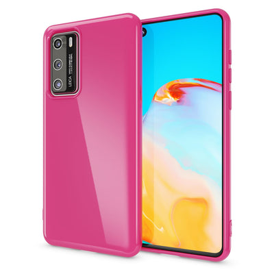 NALIA Silikon Handyhülle kompatibel mit Huawei P40 Hülle, Dünne TPU Schutzhülle Soft Phone Case Cover, Ultra-Slim Backcover Gummi Bumper Handy-Tasche Schale Backcase Etui Softcase Weich Schwarz NALIA SlimFit Hülle