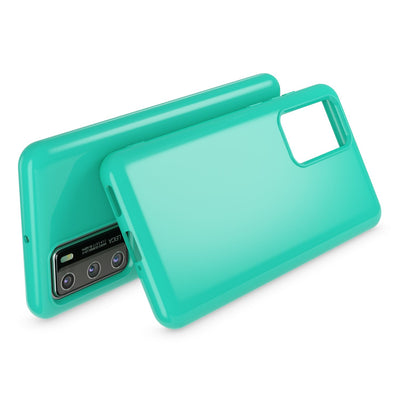 NALIA Silikon Handyhülle kompatibel mit Huawei P40 Hülle, Dünne TPU Schutzhülle Soft Phone Case Cover, Ultra-Slim Backcover Gummi Bumper Handy-Tasche Schale Backcase Etui Softcase Weich Türkis NALIA SlimFit Hülle