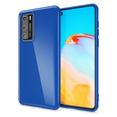 NALIA Silikon Handyhülle kompatibel mit Huawei P40 Hülle, Dünne TPU Schutzhülle Soft Phone Case Cover, Ultra-Slim Backcover Gummi Bumper Handy-Tasche Schale Backcase Etui Softcase Weich Blau NALIA SlimFit Hülle