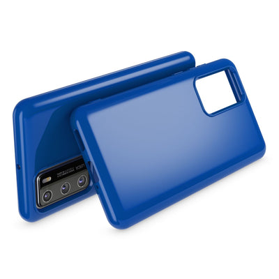 NALIA Silikon Handyhülle kompatibel mit Huawei P40 Hülle, Dünne TPU Schutzhülle Soft Phone Case Cover, Ultra-Slim Backcover Gummi Bumper Handy-Tasche Schale Backcase Etui Softcase Weich Blau NALIA SlimFit Hülle