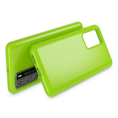 NALIA Silikon Handyhülle kompatibel mit Huawei P40 Hülle, Dünne TPU Schutzhülle Soft Phone Case Cover, Ultra-Slim Backcover Gummi Bumper Handy-Tasche Schale Backcase Etui Softcase Weich Grün NALIA SlimFit Hülle