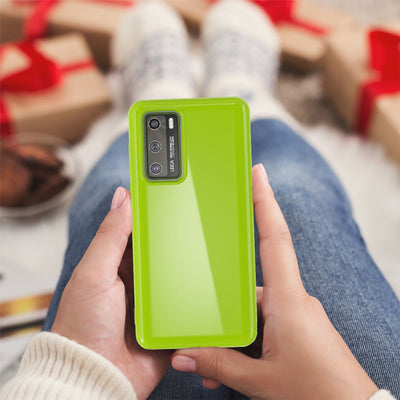 NALIA Silikon Handyhülle kompatibel mit Huawei P40 Hülle, Dünne TPU Schutzhülle Soft Phone Case Cover, Ultra-Slim Backcover Gummi Bumper Handy-Tasche Schale Backcase Etui Softcase Weich Grün NALIA SlimFit Hülle