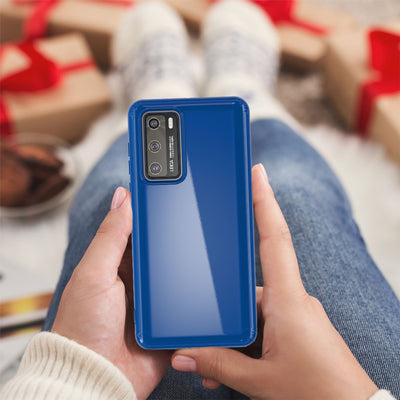NALIA Silikon Handyhülle kompatibel mit Huawei P40 Hülle, Dünne TPU Schutzhülle Soft Phone Case Cover, Ultra-Slim Backcover Gummi Bumper Handy-Tasche Schale Backcase Etui Softcase Weich Blau NALIA SlimFit Hülle