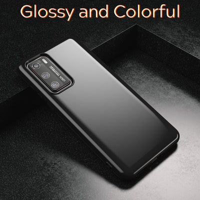 NALIA Silikon Handyhülle kompatibel mit Huawei P40 Hülle, Dünne TPU Schutzhülle Soft Phone Case Cover, Ultra-Slim Backcover Gummi Bumper Handy-Tasche Schale Backcase Etui Softcase Weich Schwarz NALIA SlimFit Hülle