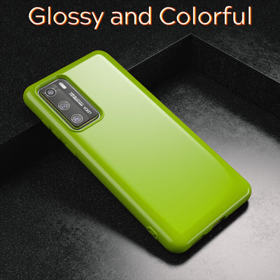 NALIA Silikon Handyhülle kompatibel mit Huawei P40 Hülle, Dünne TPU Schutzhülle Soft Phone Case Cover, Ultra-Slim Backcover Gummi Bumper Handy-Tasche Schale Backcase Etui Softcase Weich Grün NALIA SlimFit Hülle