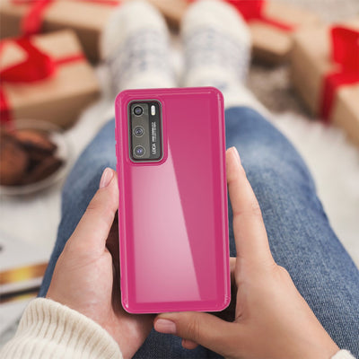 NALIA Silikon Handyhülle kompatibel mit Huawei P40 Hülle, Dünne TPU Schutzhülle Soft Phone Case Cover, Ultra-Slim Backcover Gummi Bumper Handy-Tasche Schale Backcase Etui Softcase Weich Schwarz NALIA SlimFit Hülle
