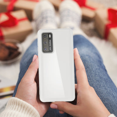 NALIA Silikon Handyhülle kompatibel mit Huawei P40 Hülle, Dünne TPU Schutzhülle Soft Phone Case Cover, Ultra-Slim Backcover Gummi Bumper Handy-Tasche Schale Backcase Etui Softcase Weich Schwarz NALIA SlimFit Hülle