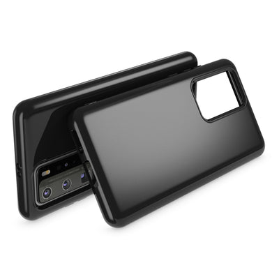 NALIA Silikon Handyhülle kompatibel mit Huawei P40 Pro Hülle, Dünne TPU Schutzhülle Soft Phone Case Cover, Ultra-Slim Backcover Gummi Bumper Handy-Tasche Schale Backcase Etui Softcase Schwarz NALIA SlimFit Hülle